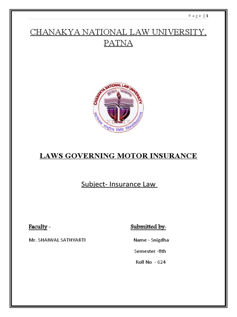 Motor Insurance PDF