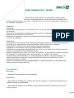 Programa - CONTROL Y EVALUACIÓN FINANCIERO II