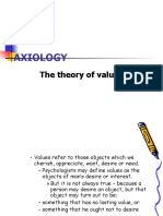 Axiology: The Theory of Values