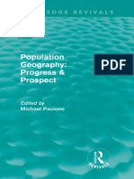 Pacione, Michael - Population Geography Progress and Prospect (2013)