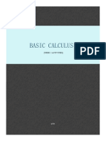 Basic Calculus: (Week 2 Activities)