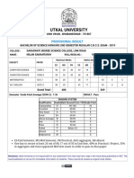 Utkal University: Provisional Result