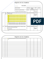 Log - Registro de Cambios