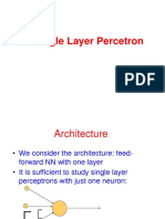 Single Layer Percetron