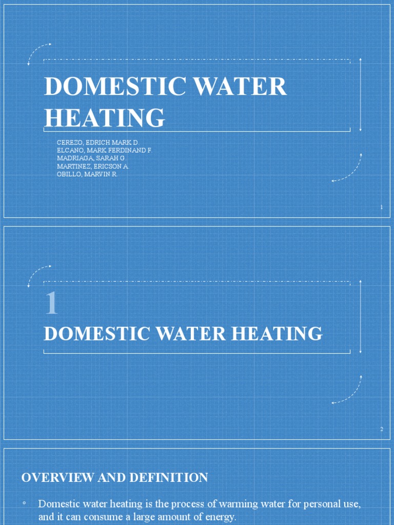 Analysis of Domestic Hot Water Heating Systems A Comparison of Storage
