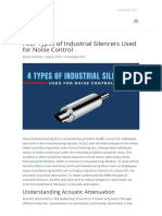Four Types of Industrial Silencers Used For Noise Control