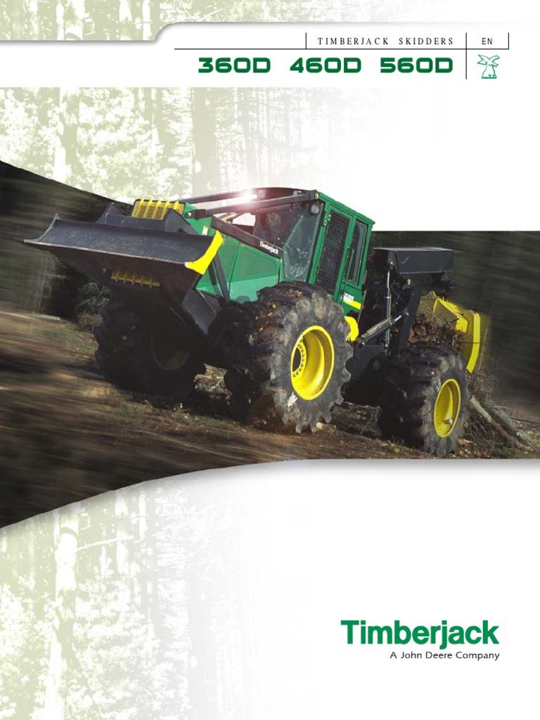 Timberjack Skidder-Brochure | PDF | Transmission (Mechanics) | Diesel ...