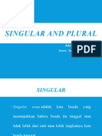 Pertemuan 12 Singular and Plural