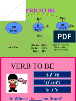 Verb to be contractions and questions
