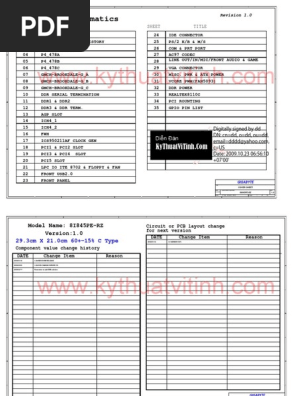 8i845pe Rz Rev 1 0 Pdf Computer Data Electronics