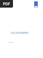 Cc2 Statement: Yusuf Rahman