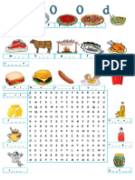 Food Wordsearch Wordsearches 58854