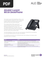 8018 Deskphone Datasheet en