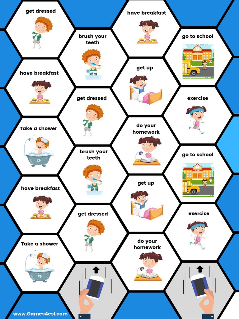 Daily Routine Games for Kids | PDF