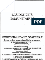 Déficits Immunitaires, Par Dr. Bouamra