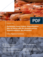 Quitosano Como Matriz Biopolimérica para El Desarrollo de Envases Activos Antimicrobianos de Alimentos.