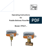 Manual Paddle Flow Switch Fps