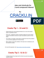 Simple Interest and Compound Interest Cracku Formulas-Min