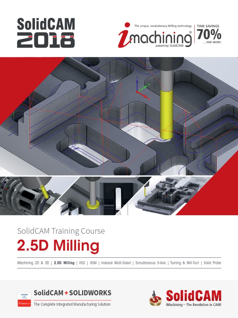 SolidCAM 2018 2.5D Milling Training Course (001-100) | PDF | Cartesian ...