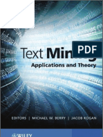 Text Mining Applications and Theory