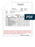 Web Based Result Intimation