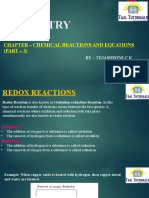 Chapter - Chemical Reactions and Equations (PART - 3) : by - Tejashwini C K