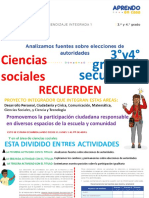 Semana 1 CC - SS 3° y 4° Grado de Secundaria