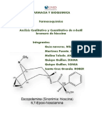 Analisis Cuantitativo y Cualitativo de La Hioscina