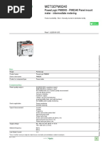 PowerLogic PM8000/PM8240 Datasheet | PDF | Ac Power | Alternating Current