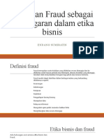 Tindakan Froud Sebagai Pelanggaran Dalam Etika Bisnis