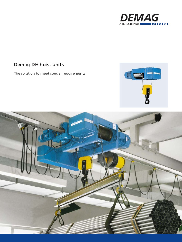 Demag DH Hoist Units: The Solution To Meet Special Requirements | PDF ...