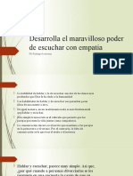 Desarrolla El Maravilloso Poder de Escuchar Con Empatía