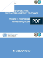 INTERROGATORIO, CONTRA Y OBJECIONES Onu