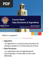 Course Name: Data Structures & Algorithms: BITS Pilani