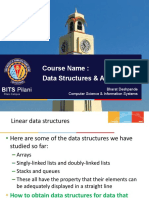 Course Name: Data Structures & Algorithms: BITS Pilani