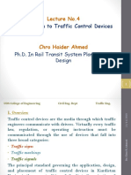 Lecture 4 - Introduction To Traffic Control Devices I