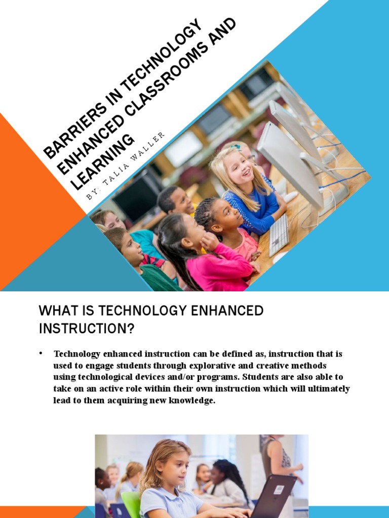 Barriers to Technology in Classrooms | PDF | Educational Technology ...