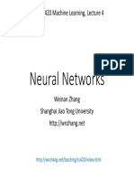 CS420 Lecture 4 on Neural Networks