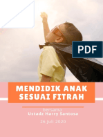 Resume Mendidik Anak Sesuai Fitrah Bersama Ustadz Harry Santosa