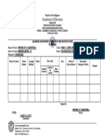 Department of Education: Learners Monitoring Status For The Month of June SY 2020-2021