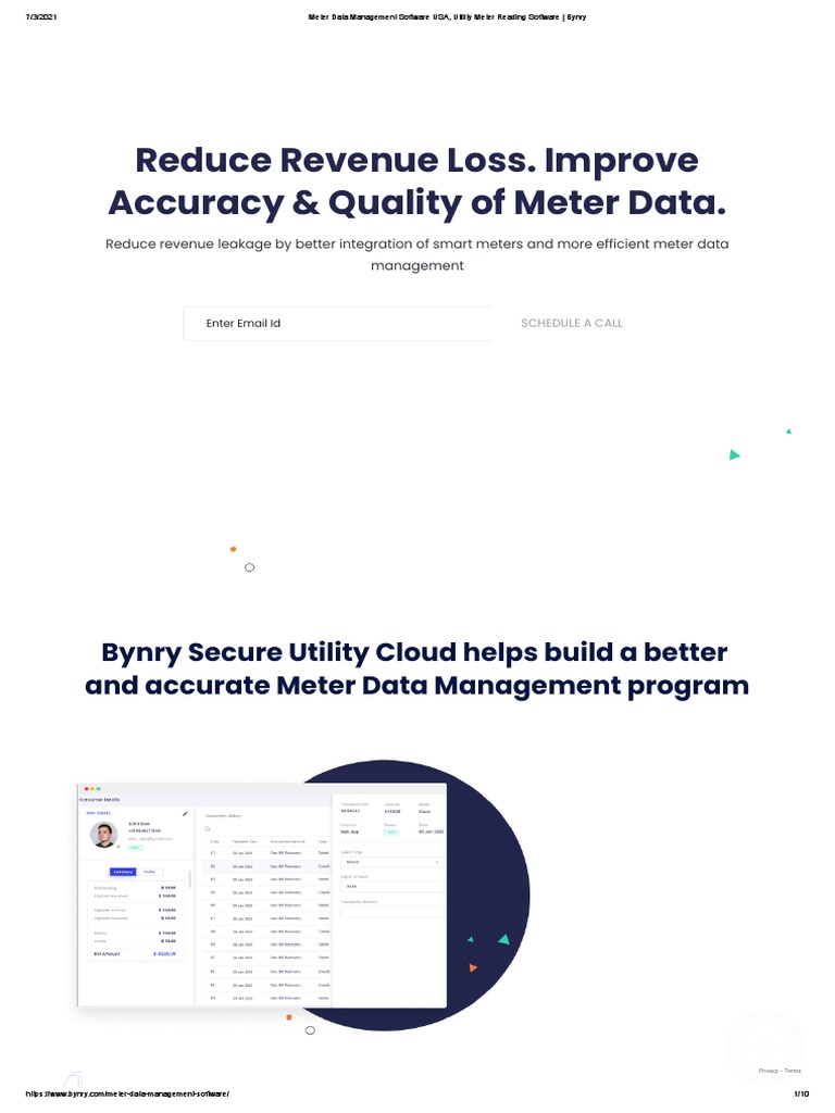 Meter Data Management Software USA, Utility Meter Reading Software