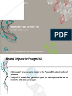 Introduction To Postgis: Ulanbek Turdukulov