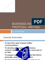 Business Writing and Proposals