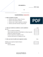 Evaluación Estadistica 1 Ejercicios de Nivelacion Variables Tipo