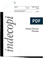 NTP 339.253ensayo para Medir Densidad de Rocas y Suelos Insitu, Método Del Reemplazo