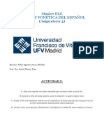 MELE - ACTIVIDAD - 2 - LÉXICO Y FONÉTICA DEL ESPAÑOL (Asignatura 4)