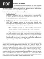 The Lewis Dual Sector Model of Development