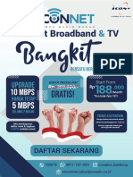Iconnet Internet Broadband & TV Packages from Rp.188,000/Month