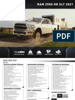 Ram 2500 HD SLT 2021 Ficha Tecnica