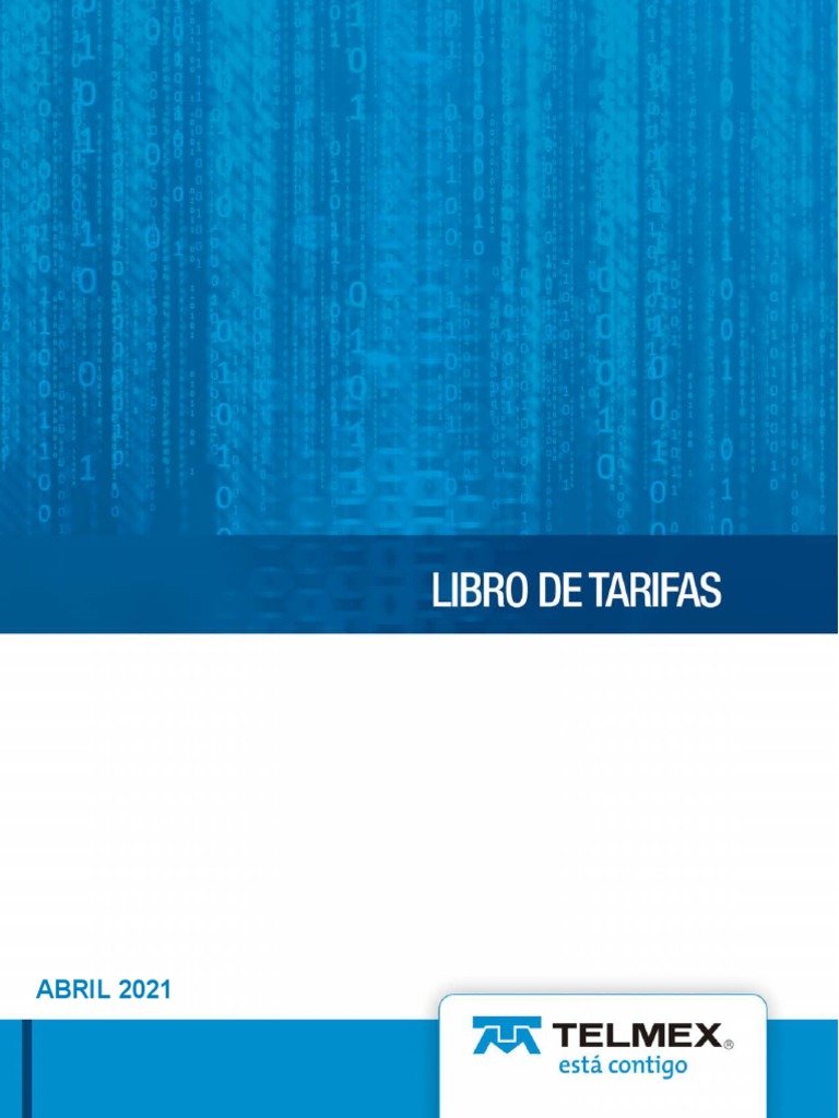 Tarifas y Paquetes de Telmex 2021 | PDF | Telefonía móvil | Teléfono